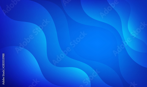 Blue fluid shapes composition backgrounds. Vector illustration