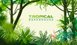 Tropical trees, plants, herbs and shrubs