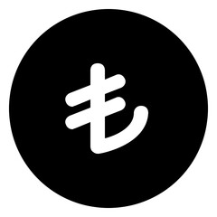 Turkish lira currency value symbol, account and finance