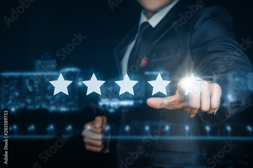 Cuadros en Lienzo The concept of placing rating.