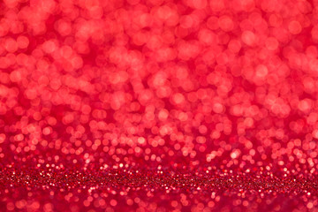 Wall Mural - christmas background with bokeh lights