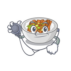 Poster - Doctor donburi isolated with in the mascot