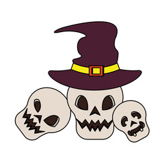 Sticker - halloween october scary celebration cartoon