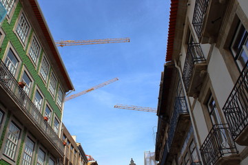 Canvas Print - Buildings in Porto, Portugal