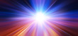 © Quality Stock Arts - banner wide of fast speed blur zoom blue light business perform concept abstract for background.