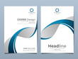 © Mlap Studio - Blue corporate identity cover business vector design, Flyer brochure advertising abstract background, Leaflet Modern poster magazine layout template, Annual report for presentation.