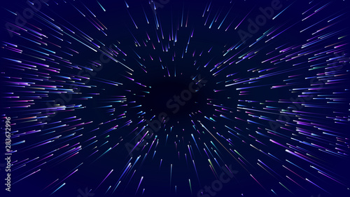 Fotomural Fast movement hyper speed abstract vector background