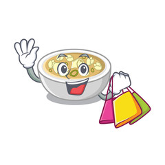 Poster - Shopping wonton soup isolated in the character