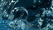 Abstract water splash detail
