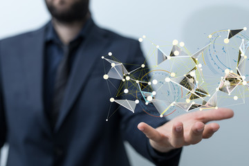 Software, web development, programming concept. Abstract Programming