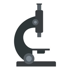 Poster - microscope icon. flat illustration of microscope vector icon for web design
