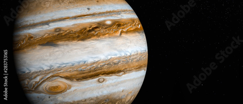 the planet jupiter (3d rendering Tableau sur Toile