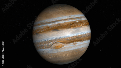 the planet jupiter (3d rendering,8k Poster Mural XXL