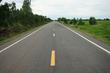 Wall Mural - Asphalt Road