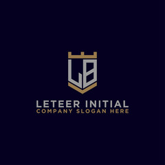 Inspiring company logo design from the initial letters LB logo icon. -Vectors