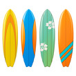 Vector Surfboard Icons