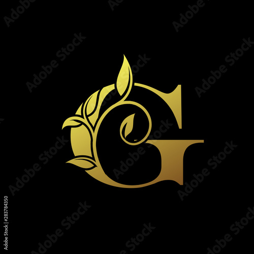 Gold G Logo Design