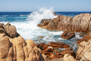 sea and rocks