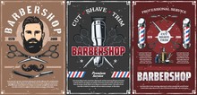 Beard Shave Men Hairdresser, Haircut Barber Shop