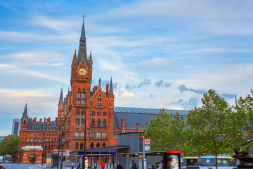 Poster - St Pancras station  in London, UK