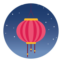 Poster - Chinese paper lantern hanging light