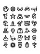 © FJstudio - summer outline icons