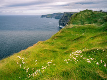 At The Cliffs Of Moher In Ireland