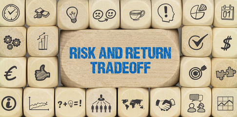 Wall Mural - Risk and return tradeoff 