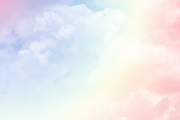 Wall Mural - cloud background with a pastel colour