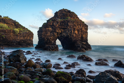 Cuadros en Lienzo Arch of Los Roques beach, Tenerife island, Spain
