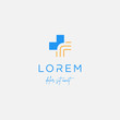 © Vectoryzen - cross medical logo design vector isolated icon