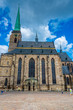The St. Bartholomew's Cathedral of Pilsen in the Czech Republic