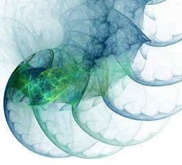 Leinwandbilder - An abstract computer generated modern fractal design. Abstract fractal color texture. Digital art. Abstract Form & Colors.
