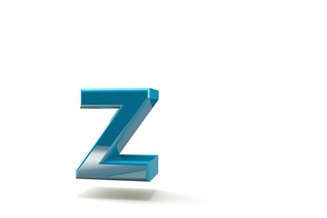 Fototapete - 3d letter collection with white background