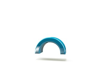 Fototapete - punctuation marks. with background, 3d image