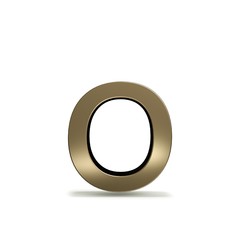 Fototapete - 3d letter collection with white background
