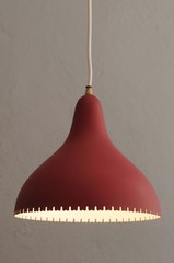 Poster - Hanging electrc lamp, danisch design, vintage lamp