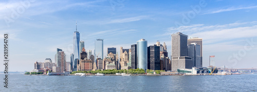 Cuadros en Lienzo Panoramic view of Lower Manhattan, New York City, USA.