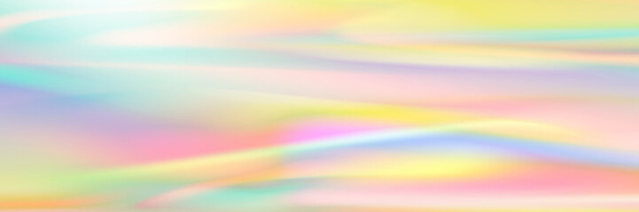 Aufkleber - horizontal abstract pastel holographic texture design for pattern and background
