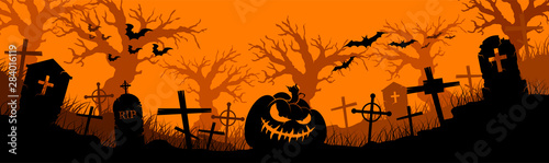 Photographie Happy Halloween banner