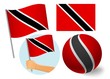 © Visual Content - Trinidad and Tobago flag icon set
