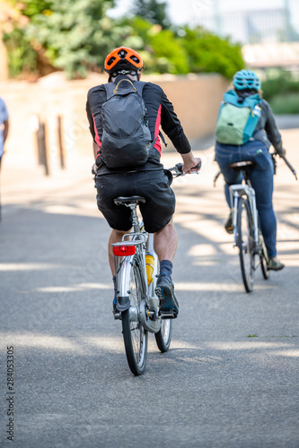 ride behind bike