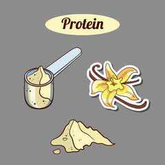 Poster - Vanilla Protein Powder