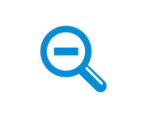 Poster - zoom in, zoom out icon vector