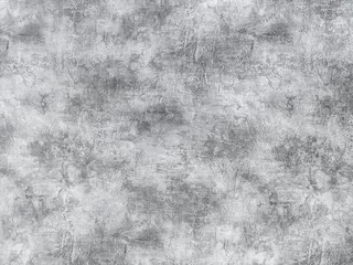 Wall Mural - old gray wall covered with uneven plaster. texture of vintage shabby silver stone surface, closeup.