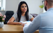 © Nejron Photo - Indian girl attending job interview