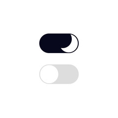 Poster - Two round button switches. day and night for web