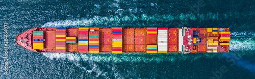 Cuadros en Lienzo Container Ship Vessel Cargo Carrier