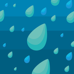 Wall Mural - water drops design vector ilustration