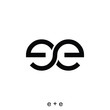 letter e and e concept ready to use